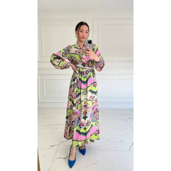 Платье Hotfashion, Цвет: Разноцветный, Размер: M