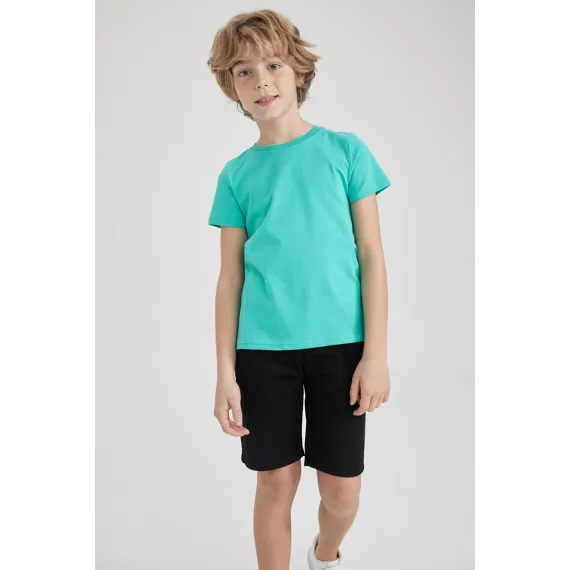 Футболка DeFacto, Цвет: Бирюзовый, Размер: 8-9 лет