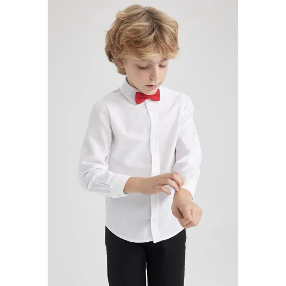 Рубашка DeFacto, Цвет: Белый, Размер: 11-12 лет
