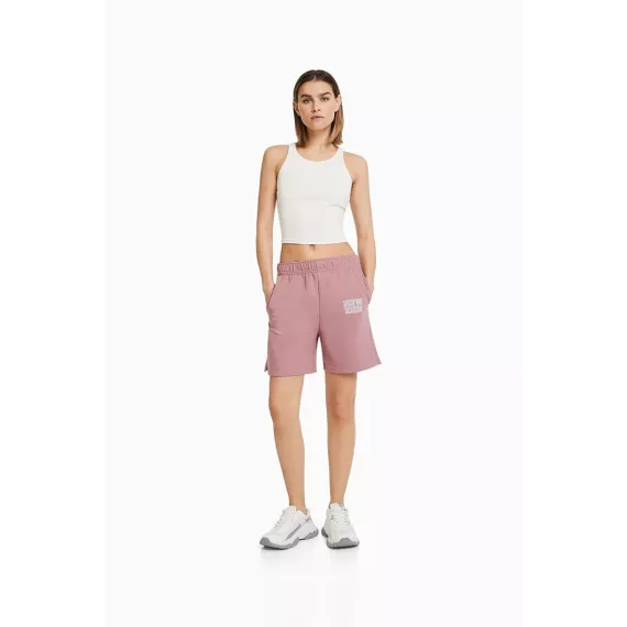 Шорты BERSHKA, Цвет: Розовый, Размер: M, изображение 5