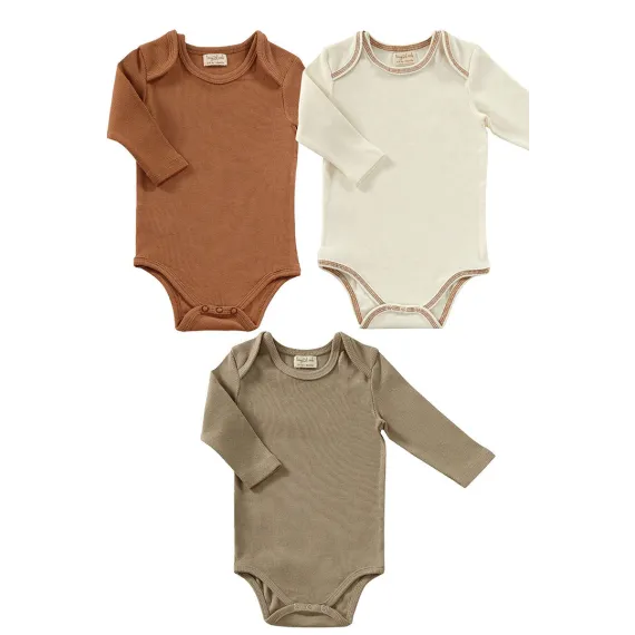 Боди 3 шт. tinylamb, Цвет: Разноцветный, Размер: 3-6 мес., изображение 4