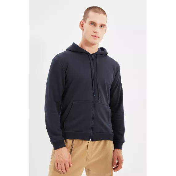 Кардиган TRENDYOL MAN, Цвет: Темно-синий, Размер: 2XL, изображение 4