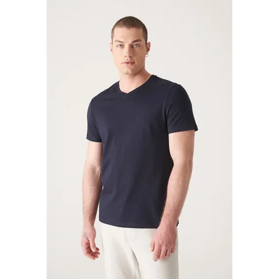 Футболка   AVVA, Цвет: Темно-синий, Размер: S, изображение 5