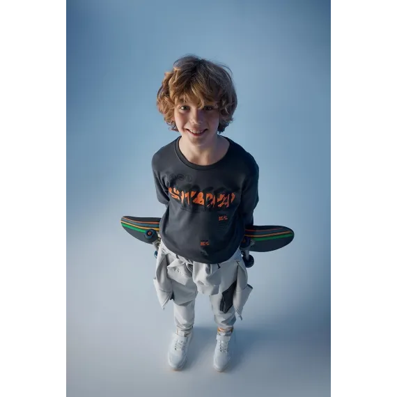 Футболка DeFacto, Цвет: Антрацит, Размер: 5-6 лет