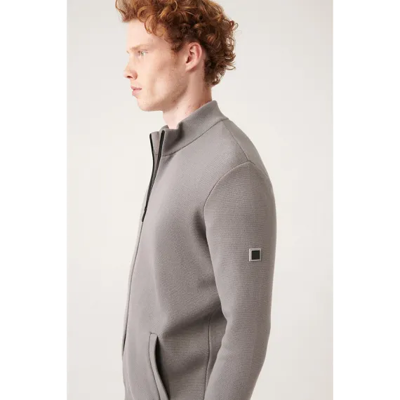 Erkek kardigan AVVA, Reňk: Çal, Ölçeg: 2XL, 2 image