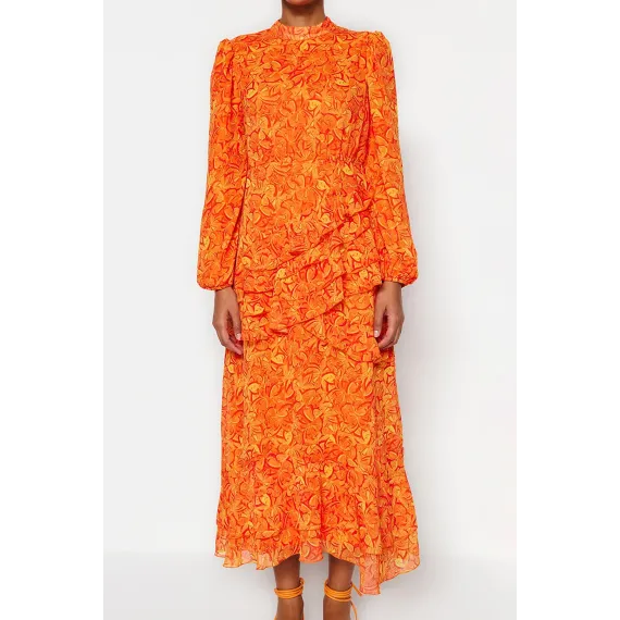 Zenan köýnek TRENDYOL MODEST, Reňk: Mämişi, Ölçeg: 40, 3 image