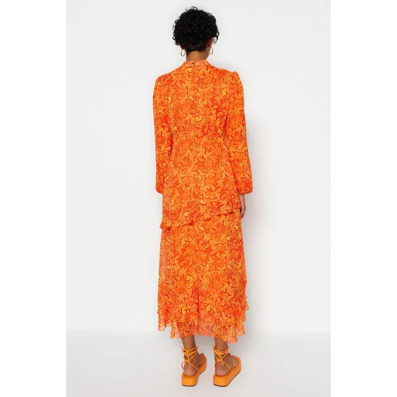 Zenan köýnek TRENDYOL MODEST, Reňk: Mämişi, Ölçeg: 40, 5 image