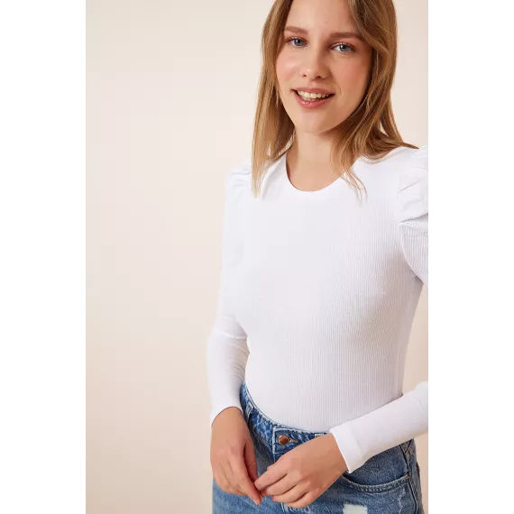 Zenan bluzka Happiness İst., Reňk: Ak, Ölçeg: S/M, 2 image