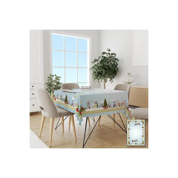 Скатерть Pusula Home, Цвет: Голубой, Размер: STD