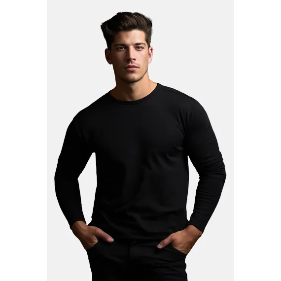 Erkek futbolkasy TRENDYOL MAN, Reňk: Gara, Ölçeg: 2XL