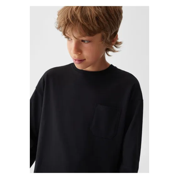Футболка Mango, Цвет: Черный, Размер: 7-8 лет, изображение 3