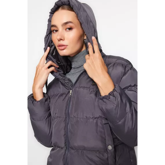 Куртка TRENDYOLMILLA, Цвет: Антрацит, Размер: S, изображение 3