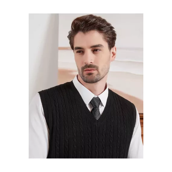 Свитер Youknitwear, Цвет: Черный, Размер: S, изображение 4