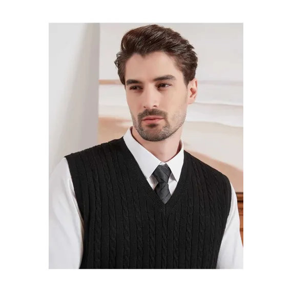 Свитер Youknitwear, Цвет: Черный, Размер: L, изображение 4