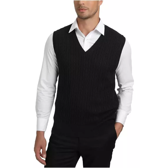 Свитер Youknitwear, Цвет: Черный, Размер: S