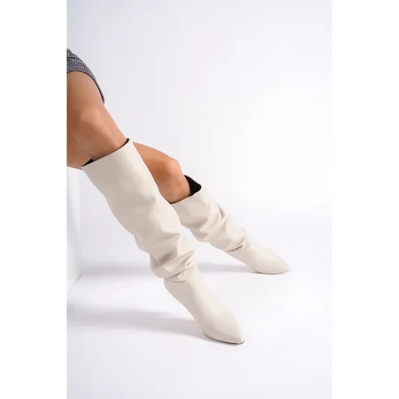 Сапоги NITU Shoes, Цвет: Бежевый, Размер: 37