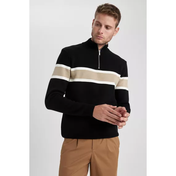 Erkeklere žempir DeFacto, Reňk: Gara, Ölçeg: 3XL, 4 image