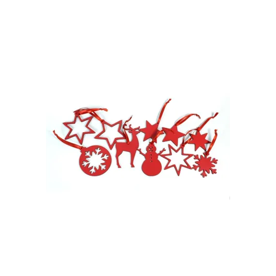 Деревянные ёлочные украшения keskin ant bıçak