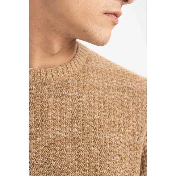 Свитер DeFacto, Цвет: Коричневый, Размер: L, изображение 4