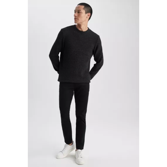 Свитер DeFacto, Цвет: Серый, Размер: 2XL, изображение 2