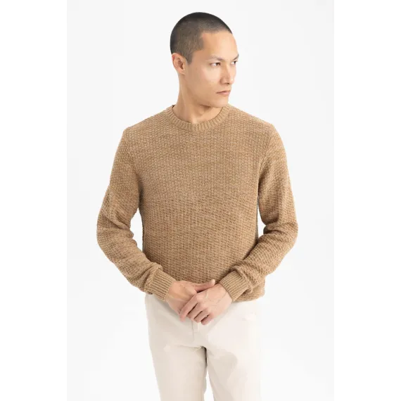 Свитер DeFacto, Цвет: Коричневый, Размер: L