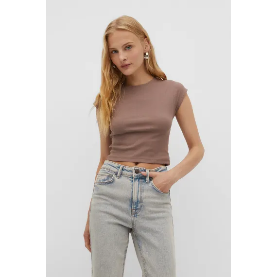 Джинсы Stradivarius, Цвет: Голубой, Размер: 38, изображение 4