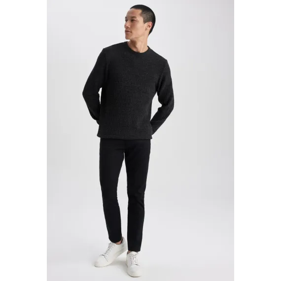 Erkek žempiri DeFacto, Reňk: Çal, Ölçeg: XL, 2 image