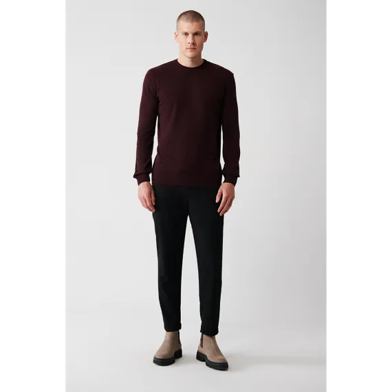 Свитер AVVA, Цвет: Бордовый, Размер: L, изображение 5