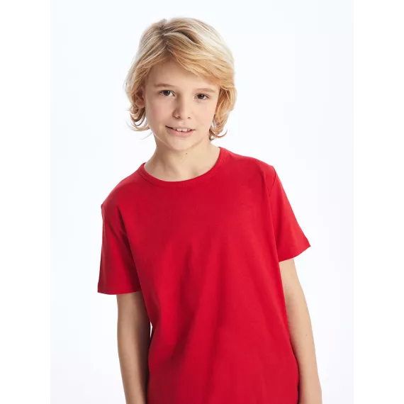 Футболка LC Waikiki, Цвет: Красный, Размер: 9-10 лет, изображение 4