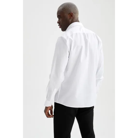 Erkek köýnegi DeFacto, Reňk: Ak, Ölçeg: 2XL, 6 image