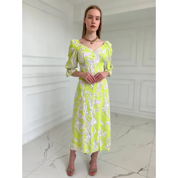 Платье Hotfashion, Цвет: Зеленый, Размер: S