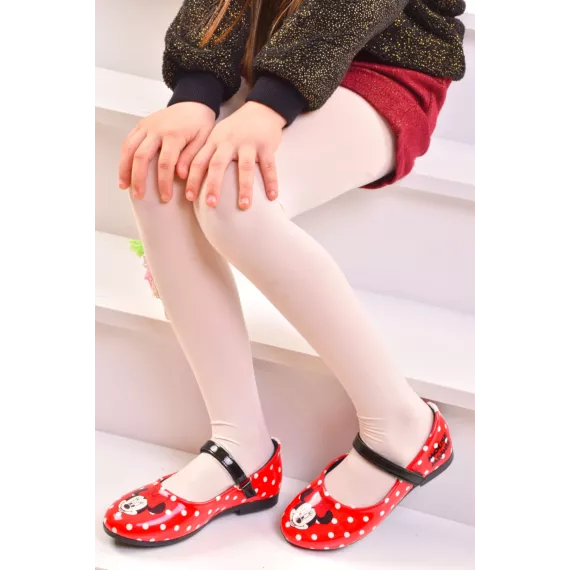 Kiçi gyz baletka MINNIE MOUSE, Reňk: Gyzyl, Ölçeg: 25, 2 image
