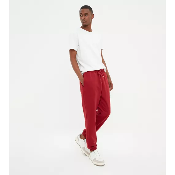 Erkekler üçin jogger balak TRENDYOL MAN, Reňk: Çuňňur gyzyl , Ölçeg: L, 2 image