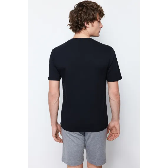 Футболка TRENDYOL MAN, Цвет: Черный, Размер: 3XL, изображение 4