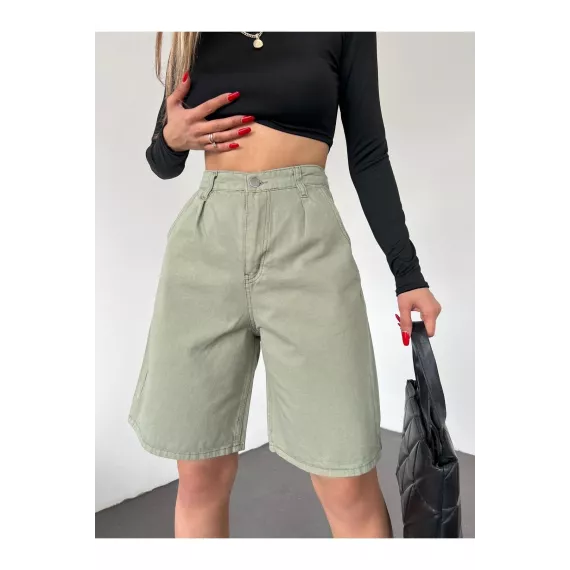 Бермуды LB Laluna Butik, Цвет: Хаки, Размер: 34, изображение 2