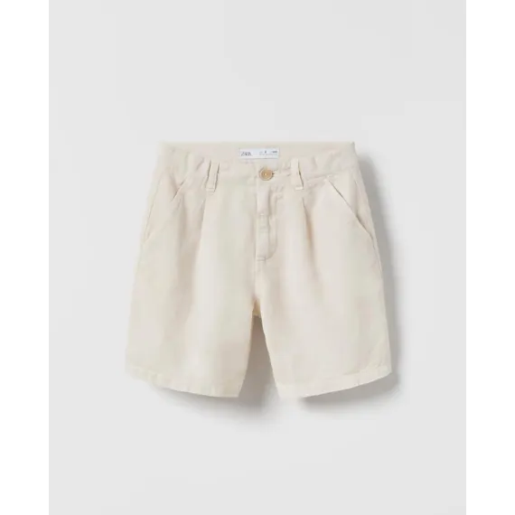 Шорты ZARA, Цвет: Бежевый, Размер: 6 лет
