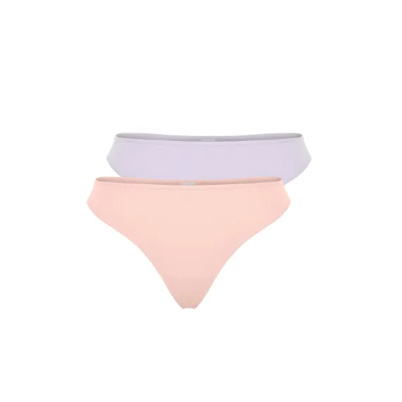 Zenan string içki eşigi 2 sany TRENDYOLMILLA, Reňk: Dürli reňkli, Ölçeg: 3XL, 3 image
