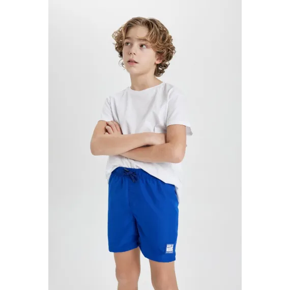 Шорты для плавания DeFacto, Цвет: Синий, Размер: 7-8 лет, изображение 2