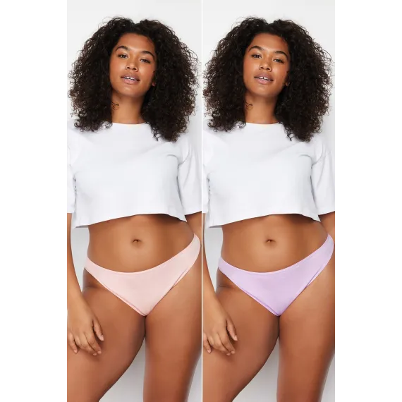 Zenan string içki eşigi 2 sany TRENDYOLMILLA, Reňk: Dürli reňkli, Ölçeg: 4XL
