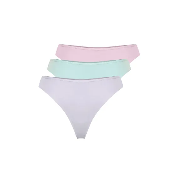 Zenan string içki eşigi 3 sany TRENDYOLMILLA, Reňk: Dürli reňkli, Ölçeg: 2XL, 3 image