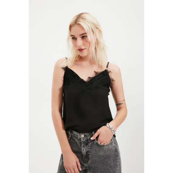 Zenan topy TRENDYOLMILLA, Reňk: Gara, Ölçeg: 38