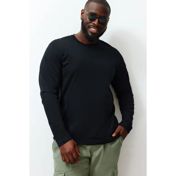 Футболка TRENDYOL MAN, Цвет: Черный, Размер: 3XL, изображение 2