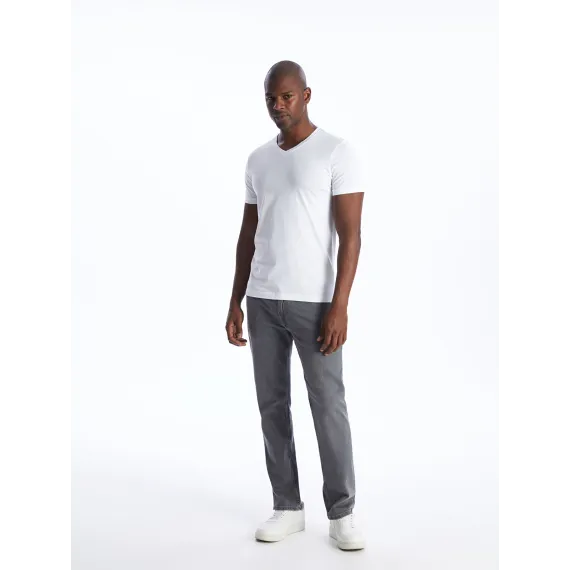 Erkekler üçin futbolka LC Waikiki, Reňk: Ak, Ölçeg: XL, 3 image