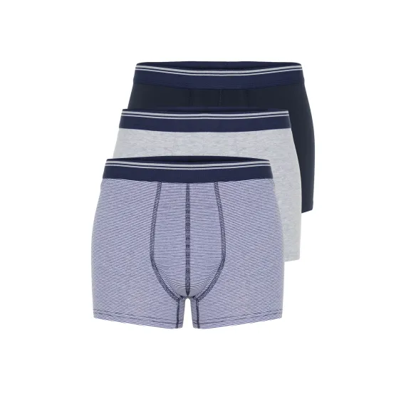 Боксеры 3 шт. TRENDYOL MAN, Цвет: Синий, Размер: 2XL