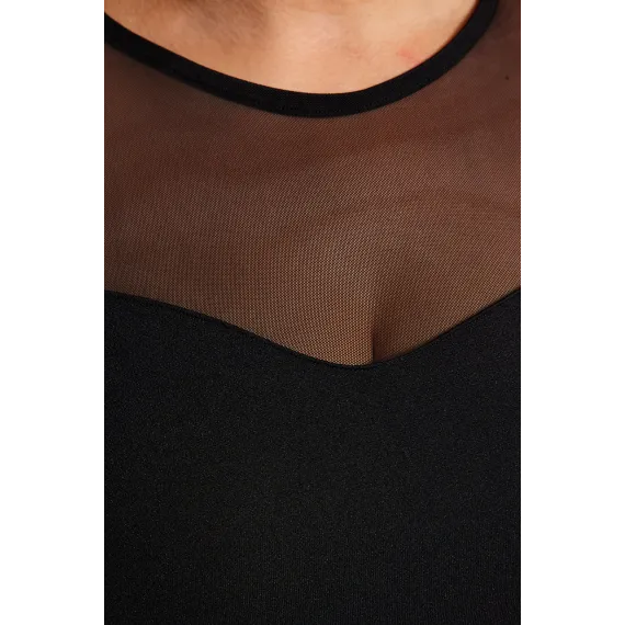 Блузка Trendyol Curve, Цвет: Черный, Размер: 3XL, изображение 3