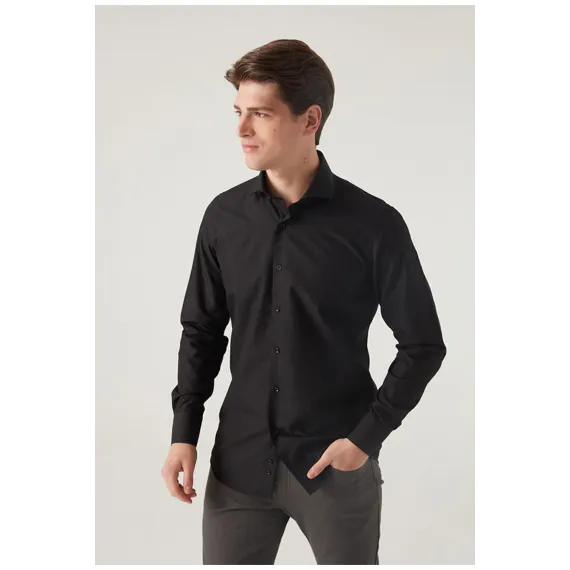 Рубашка D'S Damat, Цвет: Черный, Размер: XL, изображение 2