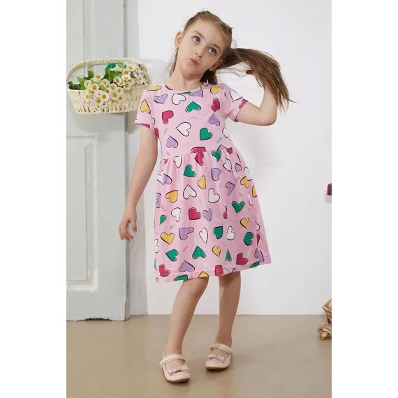 Çaga köýnek Cansın Mini, Reňk: Gülgüne, Ölçeg: 4-5 ýaş