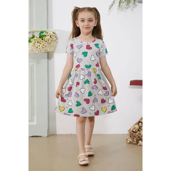 Платье, Цвет: Серый, Размер: 5-6 лет, изображение 4