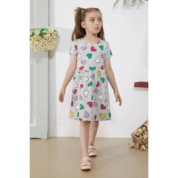 Платье, Цвет: Серый, Размер: 5-6 лет, изображение 7