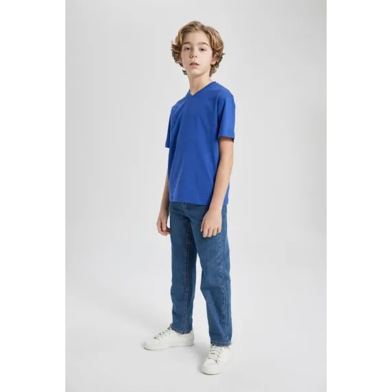 Футболка DeFacto, Reňk: Gök, Ölçeg: 9-10 ýaş, 2 image